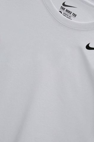 Grey Nike Dry-FIT Cotton Short Sleeve Tee